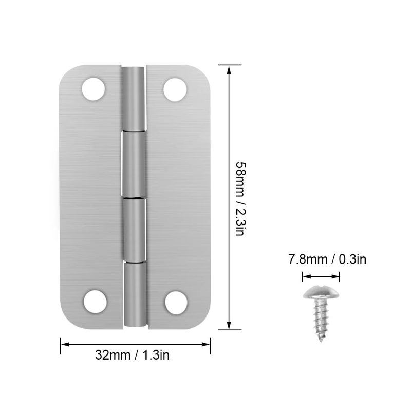 Picowe 3 Pack Cooler Hinges for Igloo Ice Chests, Cooler Stainless Steel Hinges Replacement Set with Screws - Image 2